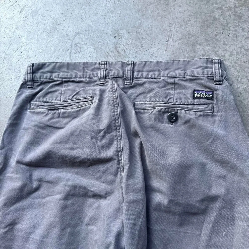 Patagonia Men's Regular Fit Forge Gray Straight Leg Duck Pants Size 32 Outdoors